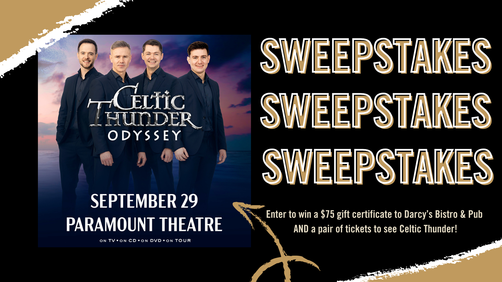 Celtic Thunder Sweepstakes